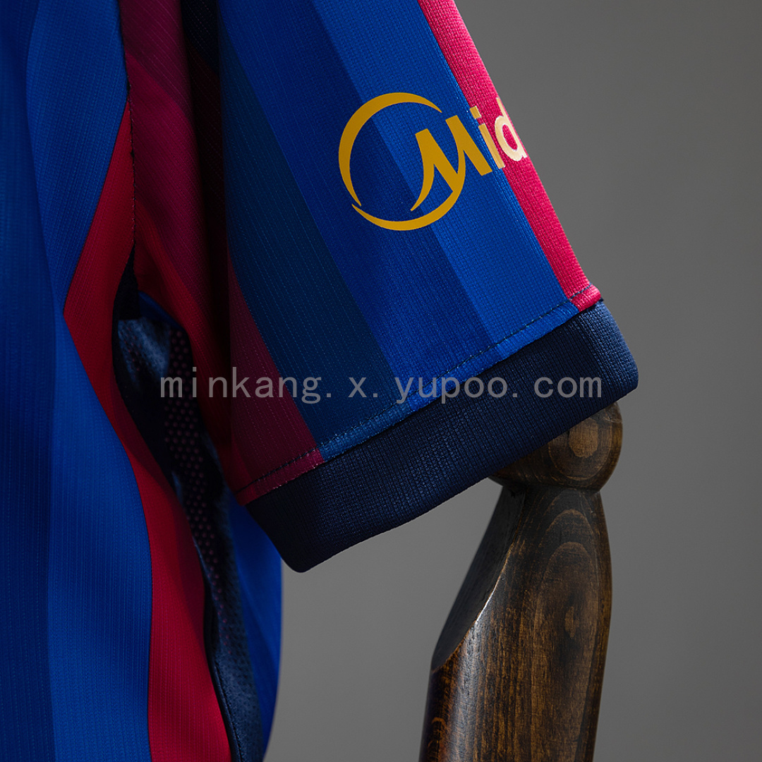 Barcelona 26/27 Home Kids Kit Jersey Size 16-28 6