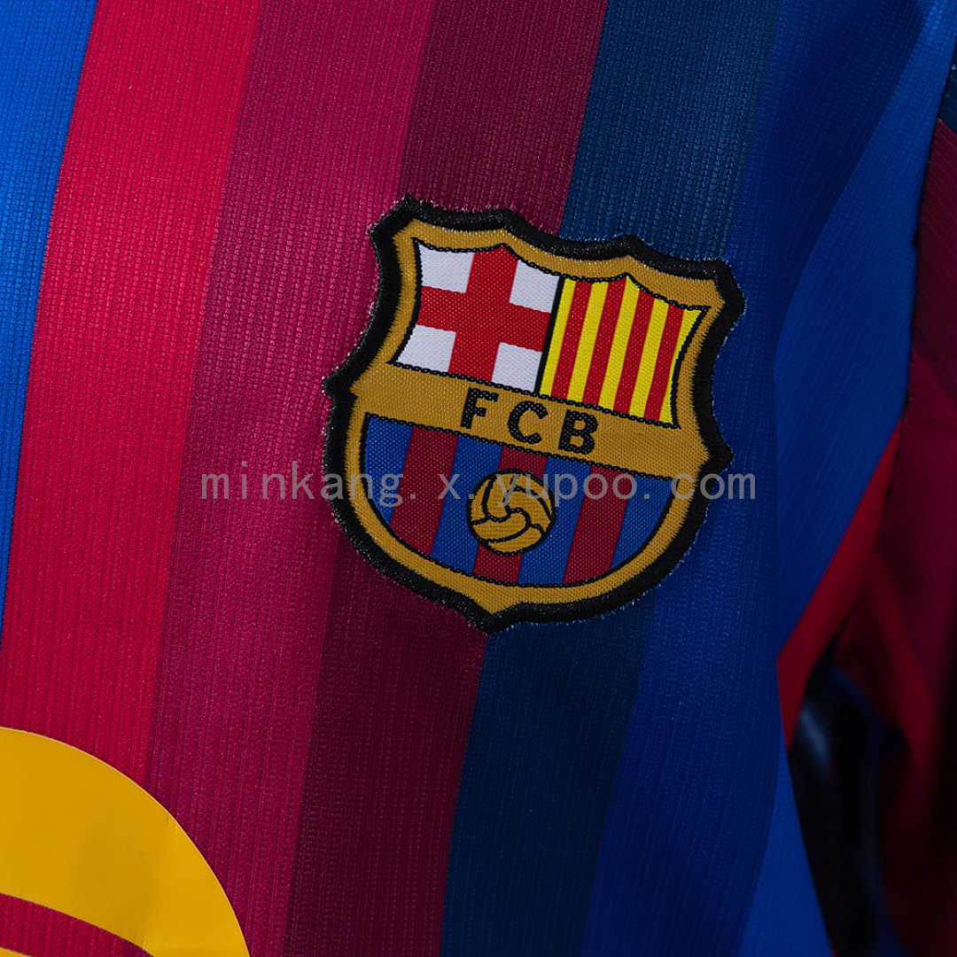 Barcelona 26/27 Home Kids Kit Jersey Size 16-28 8