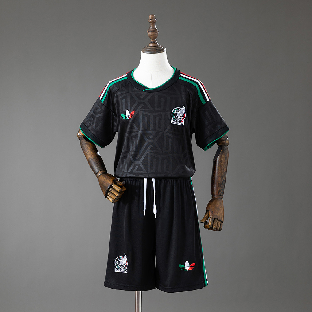 Mexico 2026 Third Away Kids Kit Jersey Size 16-28