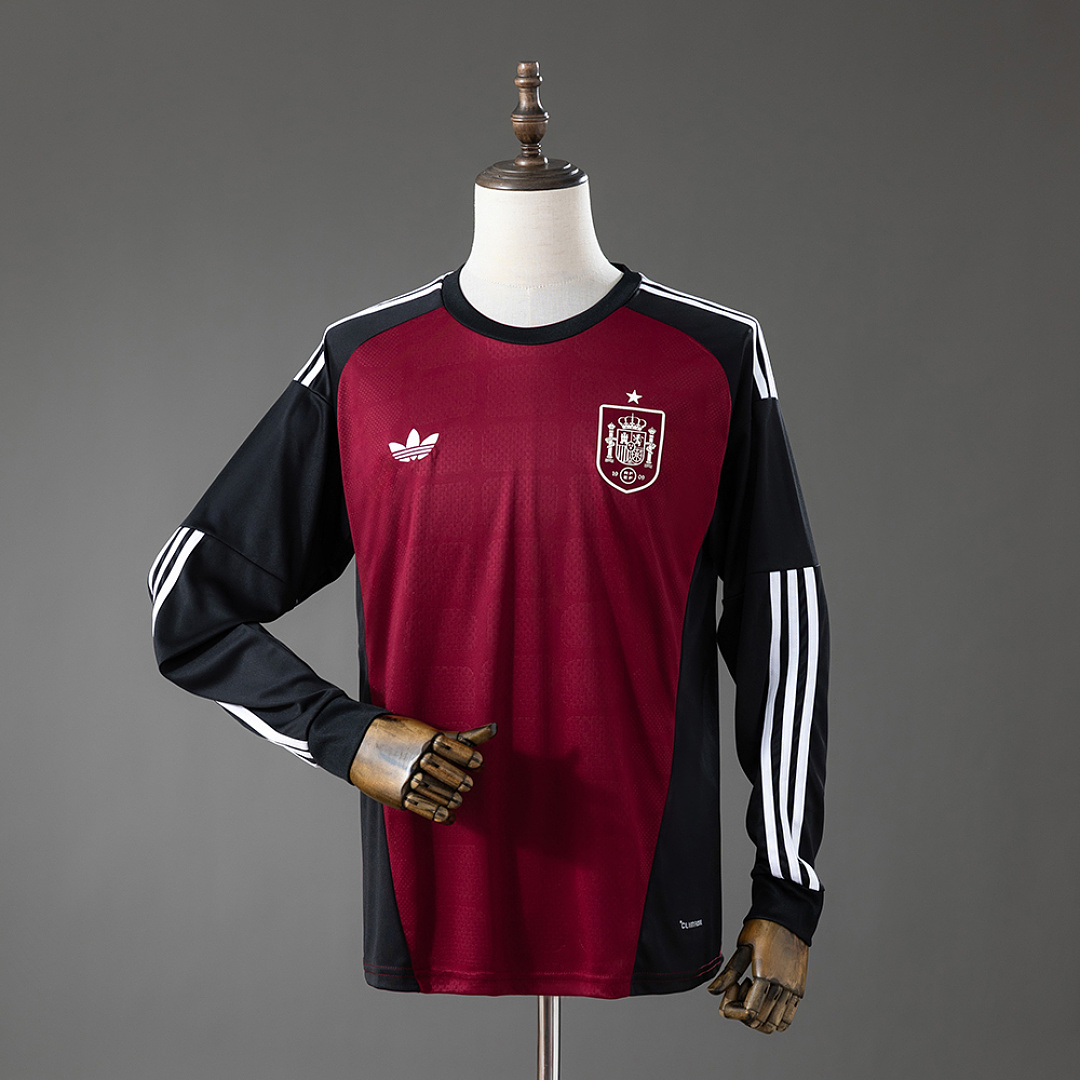 Spain 2026 GK-Red Long Sleeved Jersey S-4XL 2