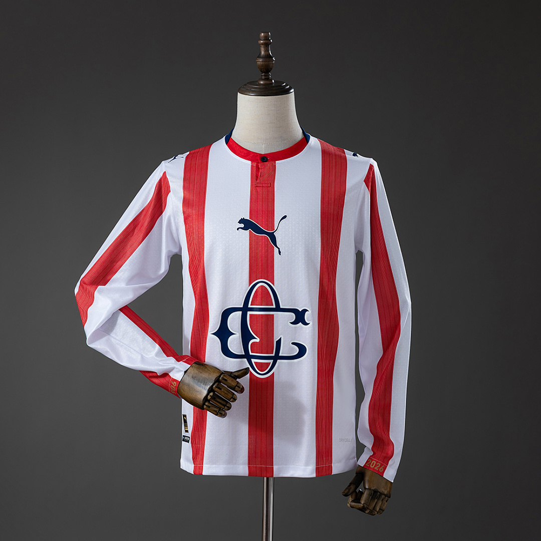 Chivas de Guadalajara 120 Aniversario Long Sleeve Jersey S-4XL 2