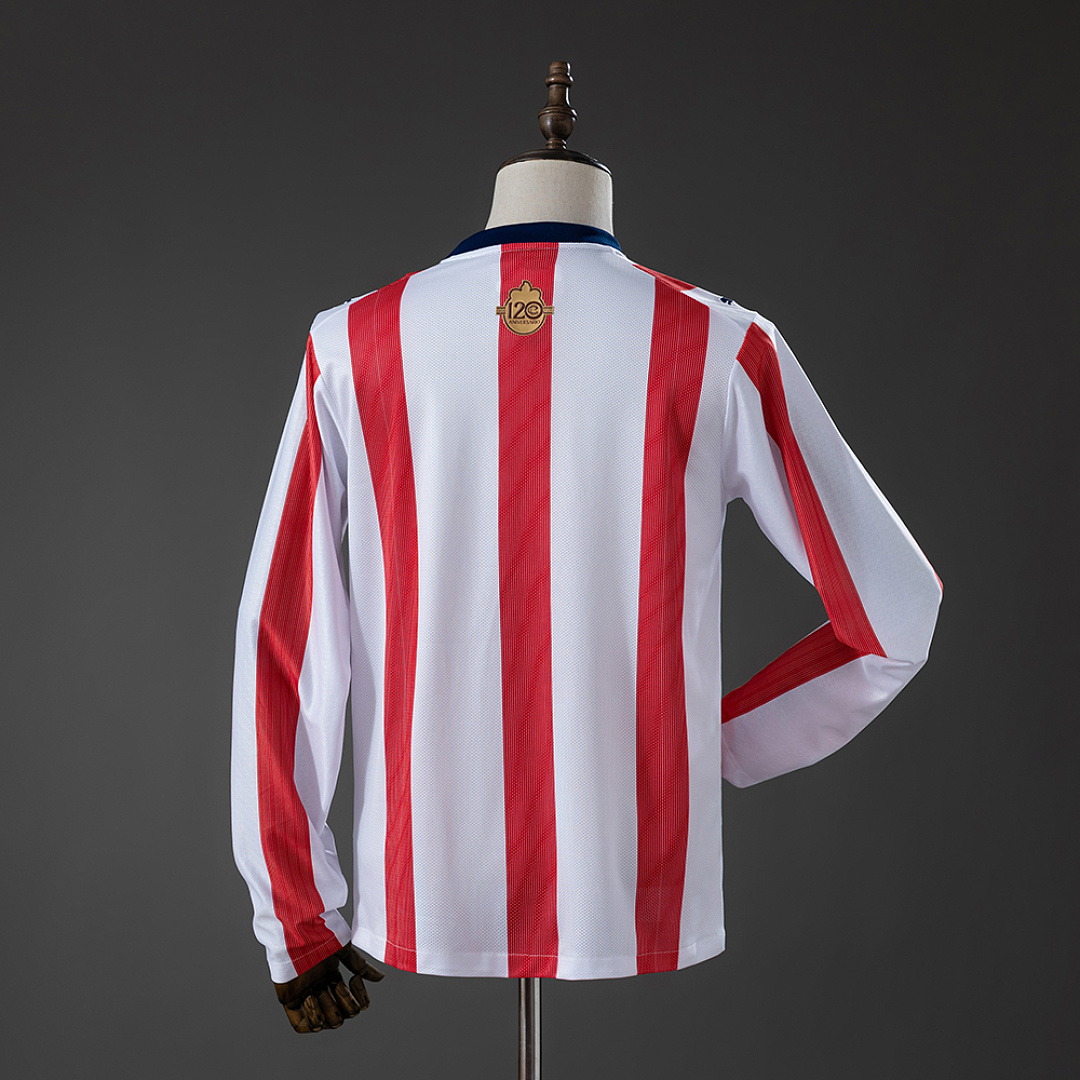 Chivas de Guadalajara 120 Aniversario Long Sleeve Jersey S-4XL 3