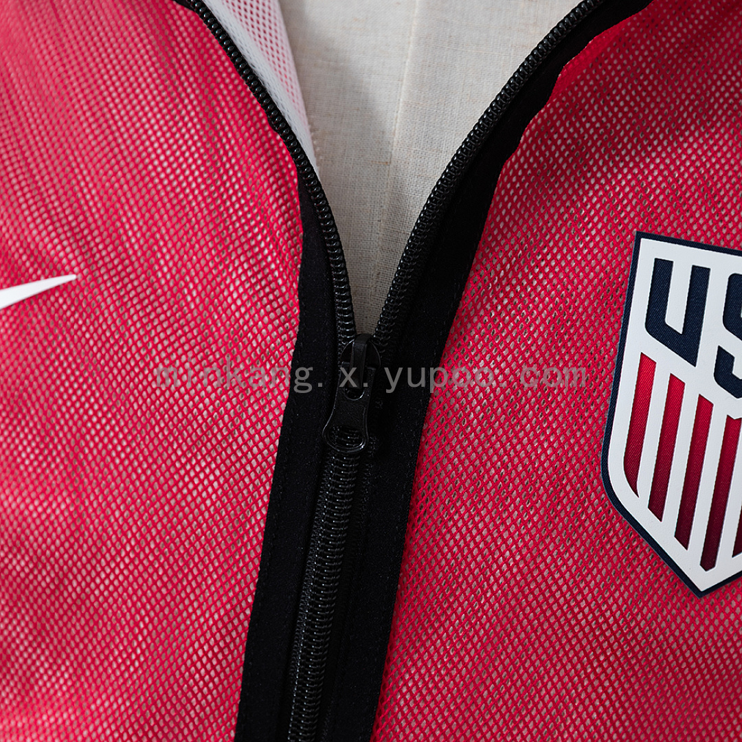 USA 2026 Men's Football Anthem Jacket - Red S-XXL 6