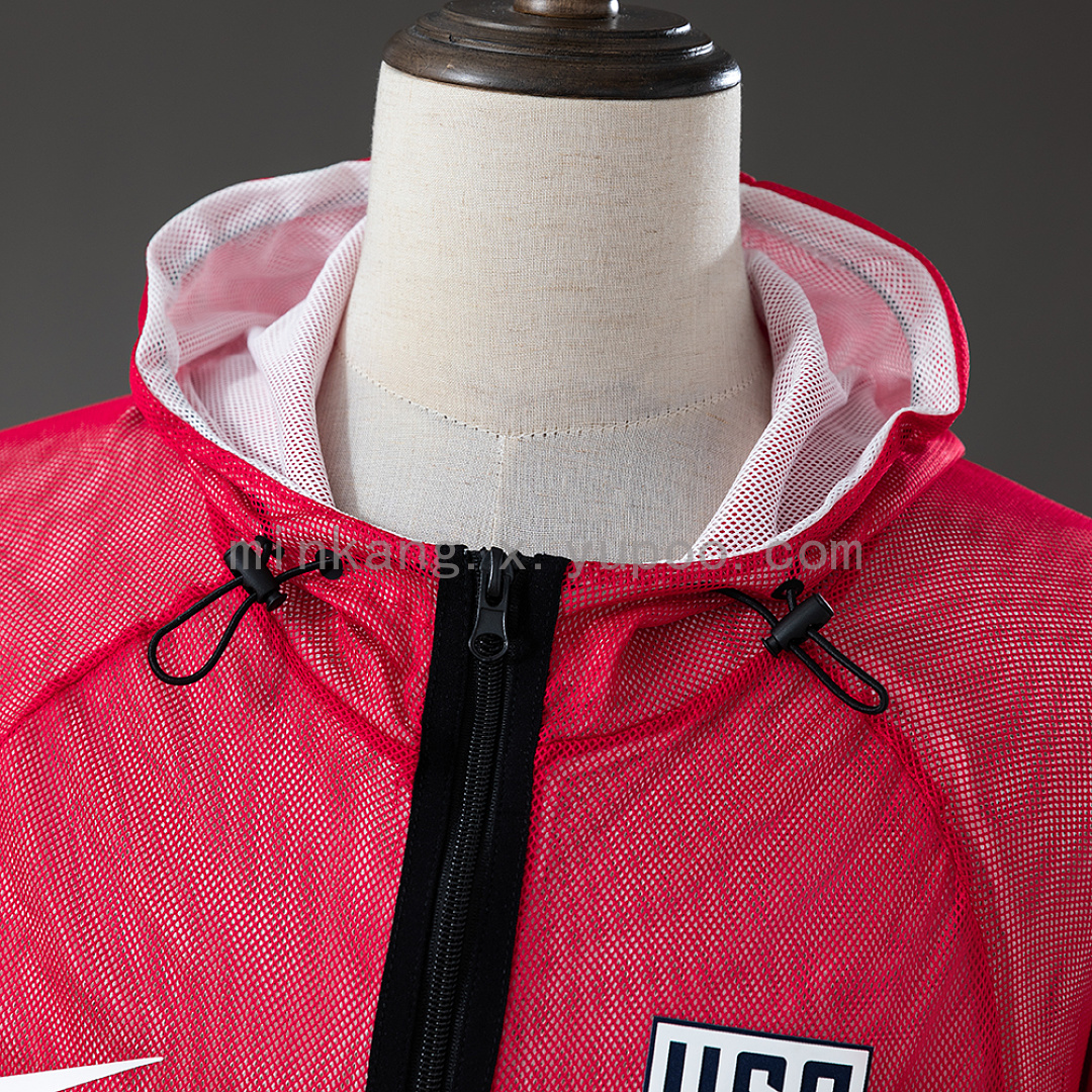 USA 2026 Men's Football Anthem Jacket - Red S-XXL 9