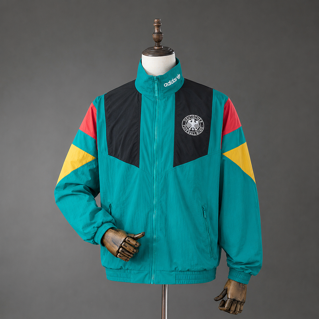 German FIGC EQT Track Top Windbreaker S-XXL 3