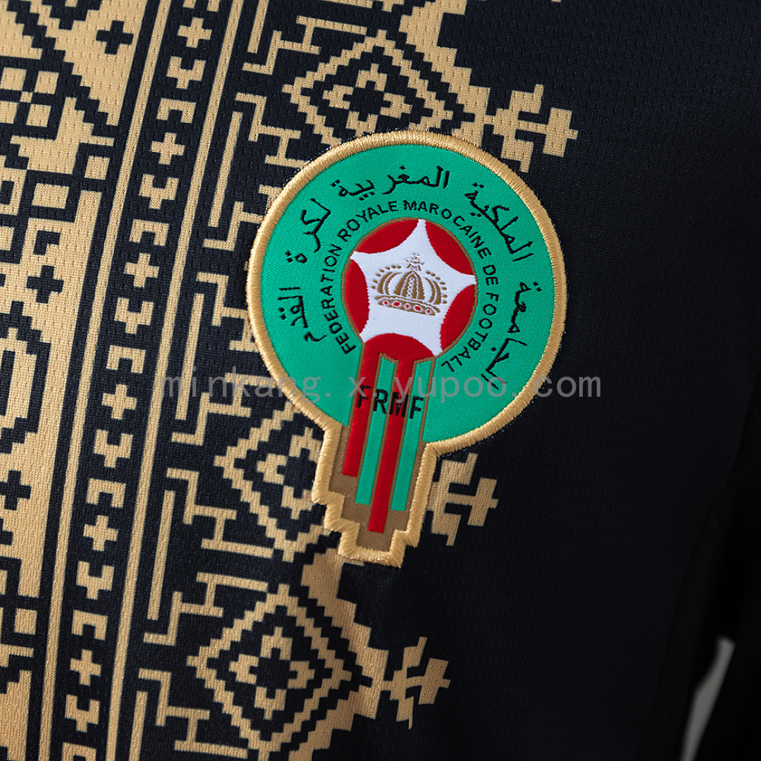 Morocco 2026 Special Edition Black Jersey S-4XL 7