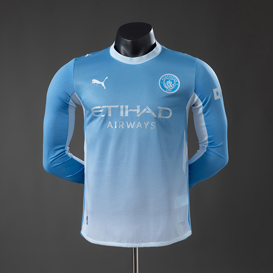Manchester City 26/27 Home Player Version Long Sleeved Jersey S-3XL 2
