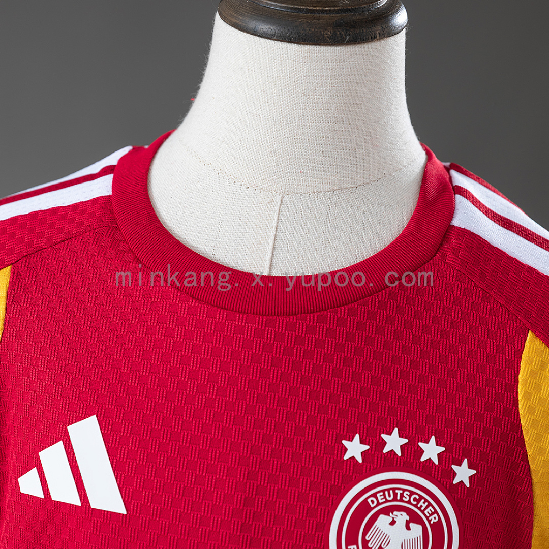 Germany 2026 Player Version Training Kids Kit Jersey - Red Size 16-28 8