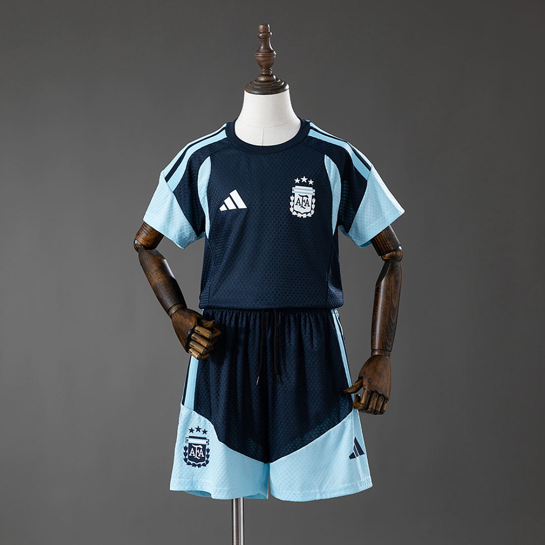 Argentina 2026 Player Version Training Kids Kit Jersey - Blue Size 16-28