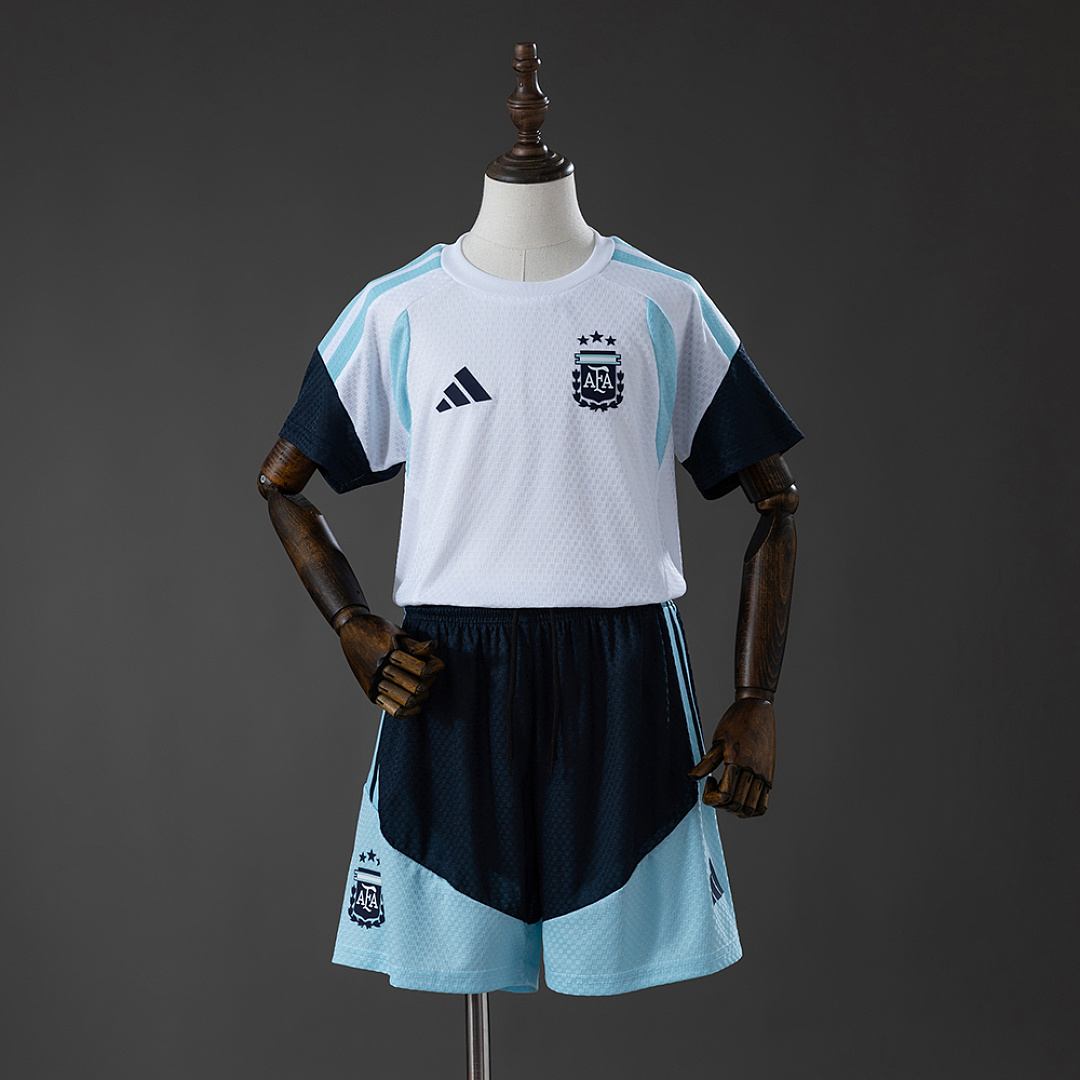 Argentina 2026 Player Version Training Kids Kit Jersey - Royal Blue Size 16-28