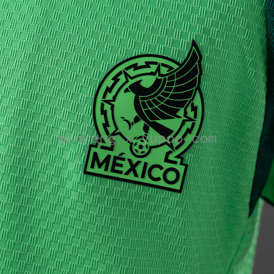 Mexico 2026 Player Version Training Kids Kit Jersey - Green Size 16-28 7