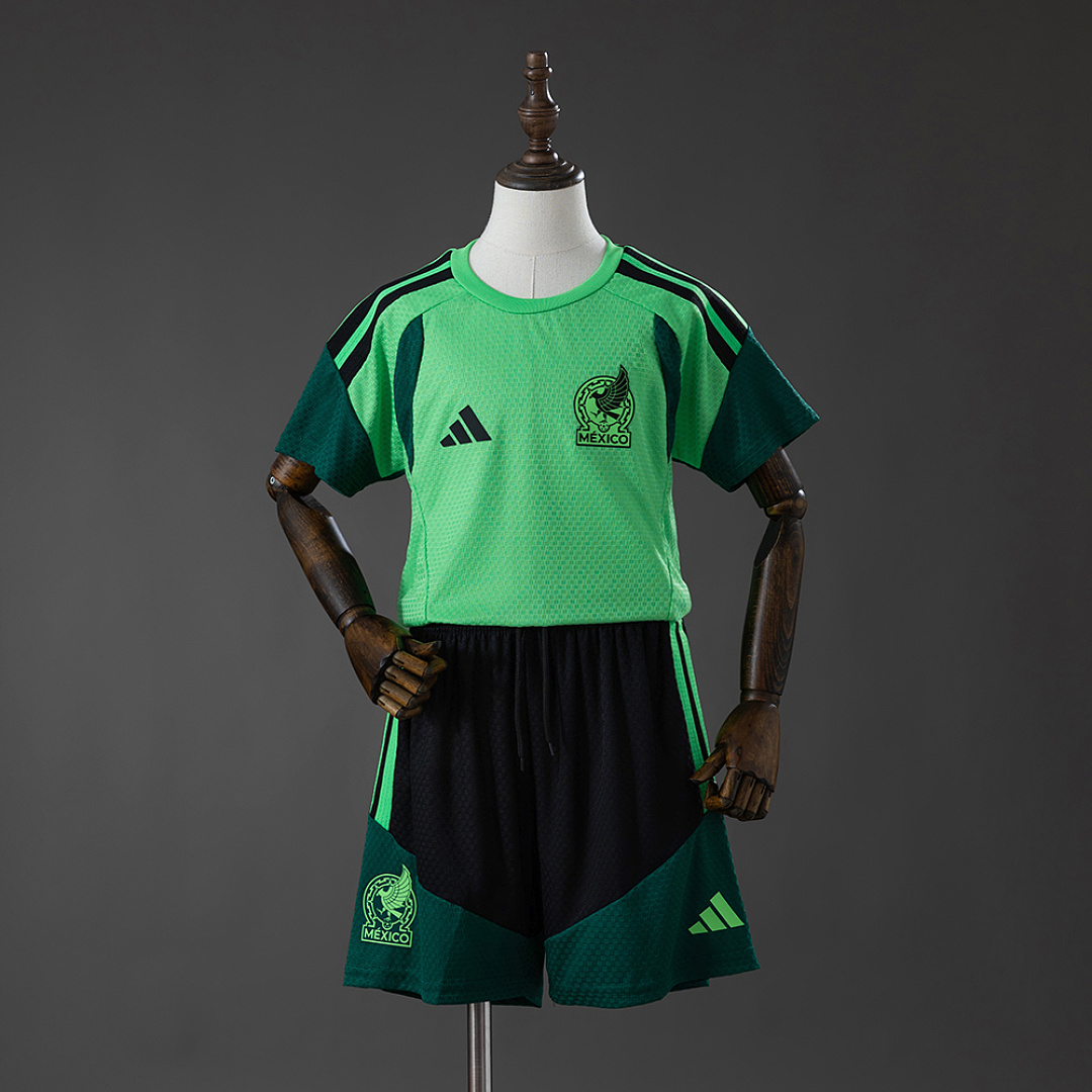 Mexico 2026 Player Version Training Kids Kit Jersey - Green Size 16-28