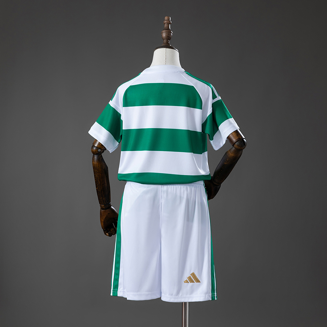Celtic 26/27 Home Kids Kit Jersey Size：16-28 2