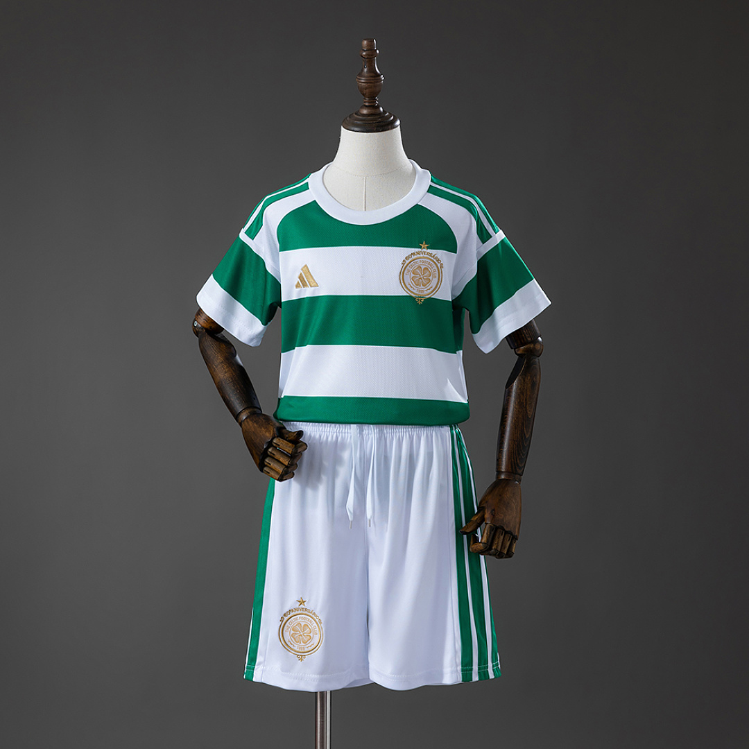 Celtic 26/27 Home Kids Kit Jersey Size:16-28