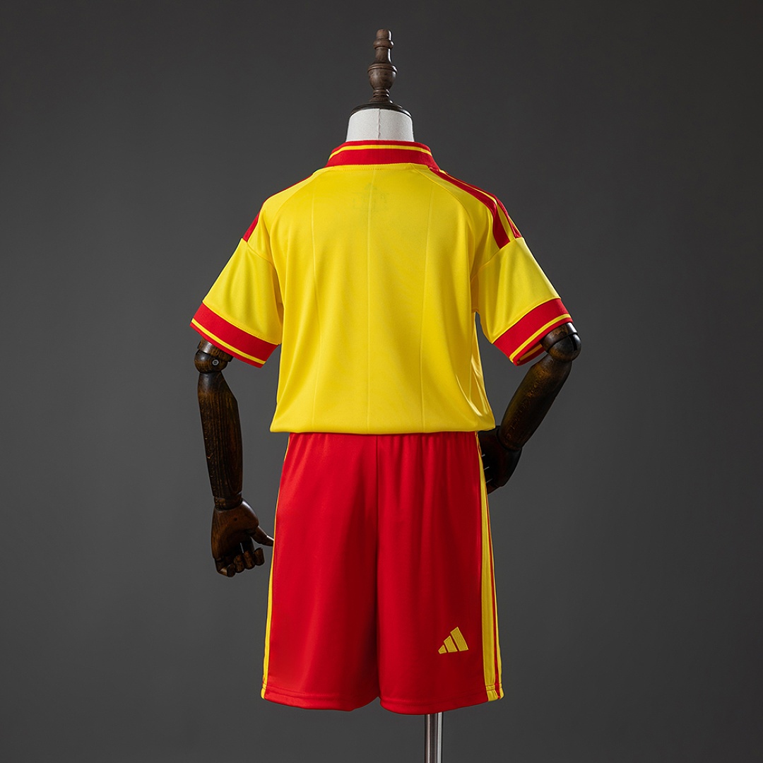 RC Lens 26/27 Home Kids Kit Jersey Size：16-28 2