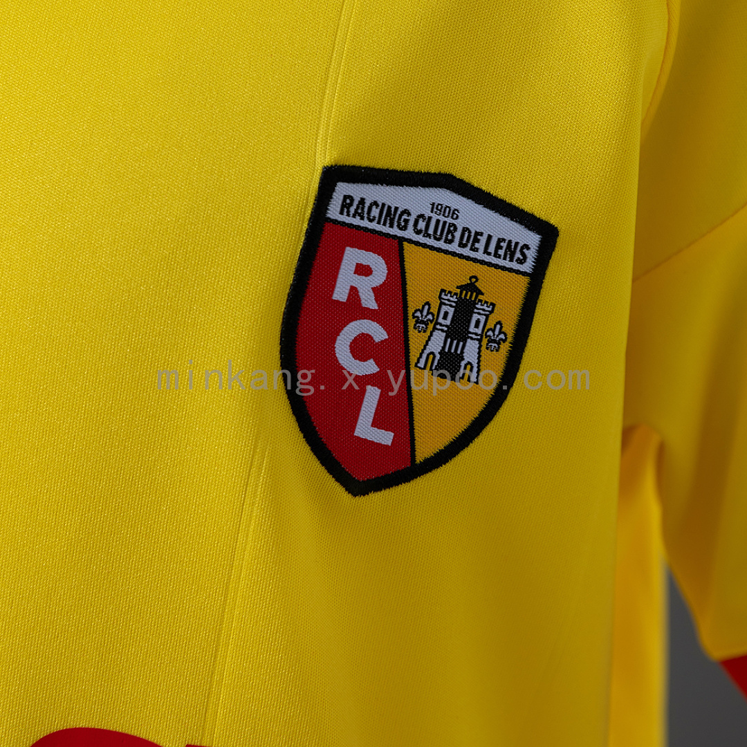 RC Lens 26/27 Home Kids Kit Jersey Size：16-28 7
