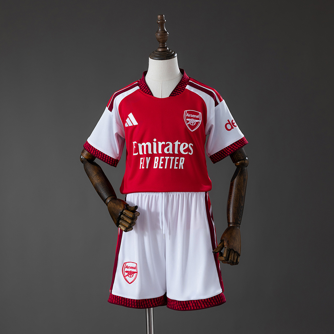 Arsenal 26/27 Home Kids Kit Jersey Size:16-28