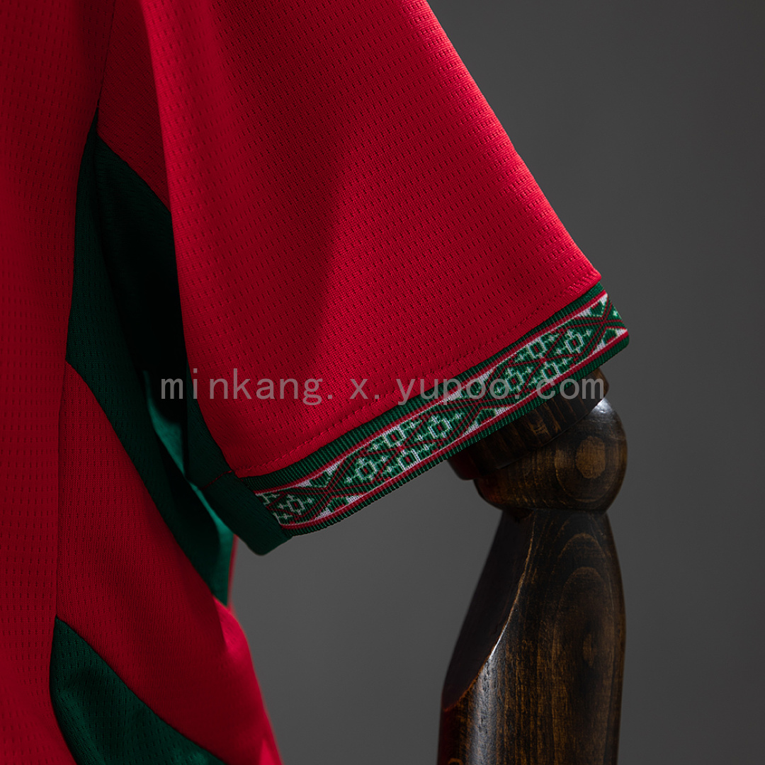 Morocco 2026 Home Kids Kit Jersey Size：16-28 5