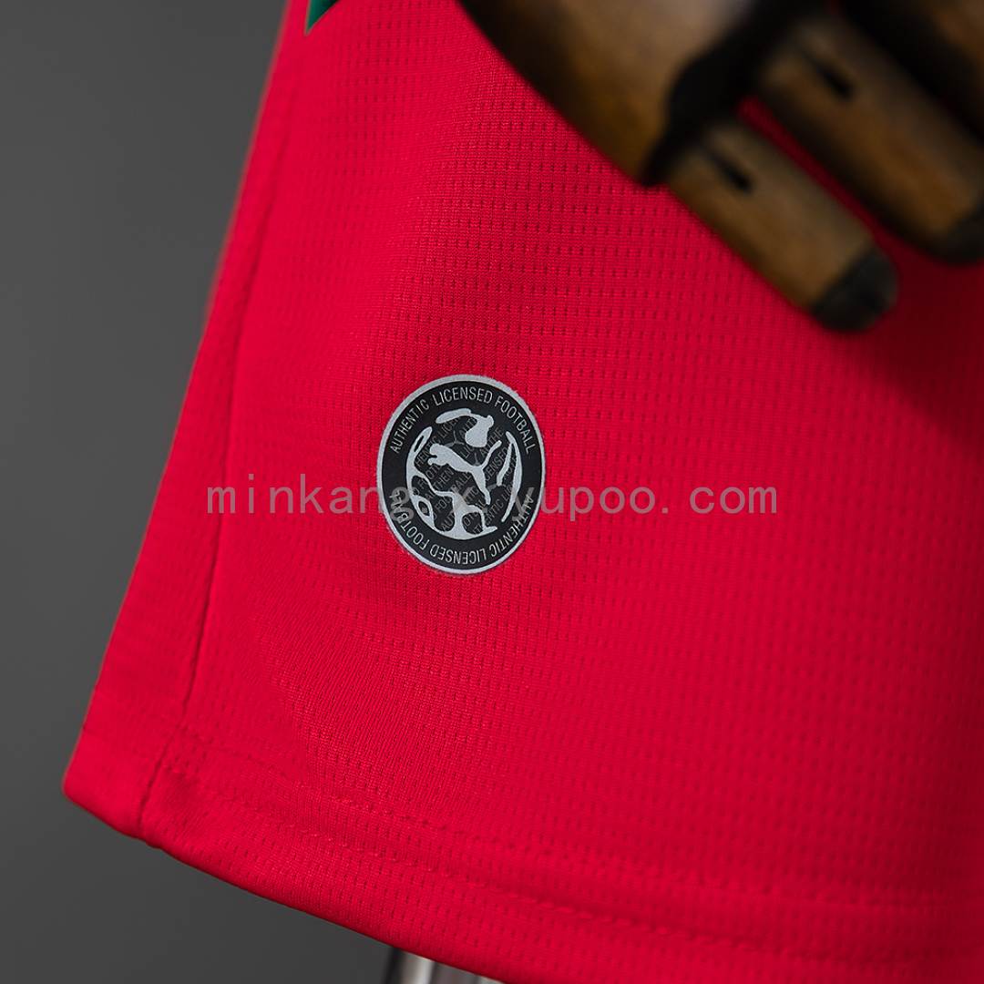 Morocco 2026 Home Kids Kit Jersey Size：16-28 9