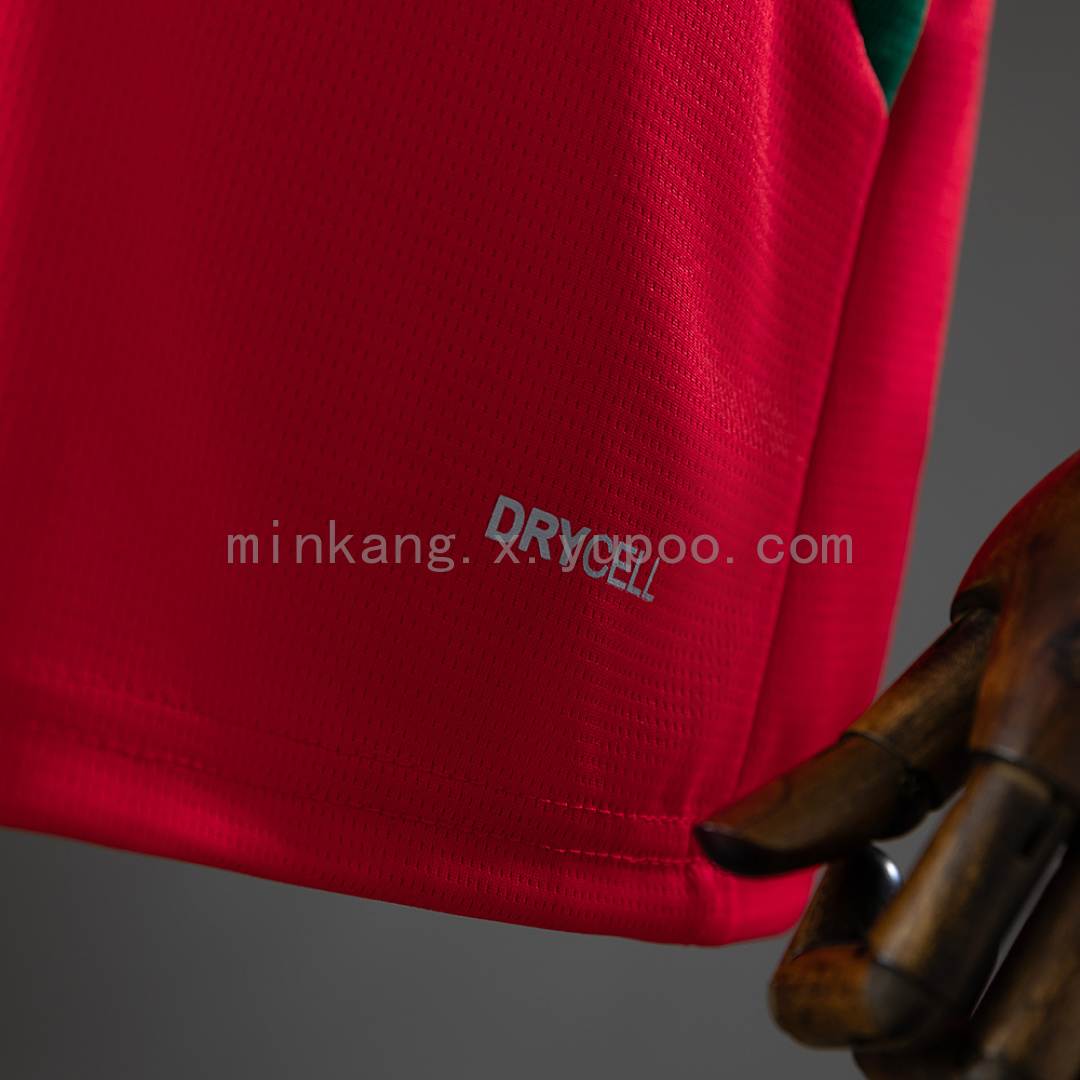 Morocco 2026 Home Kids Kit Jersey Size：16-28 10