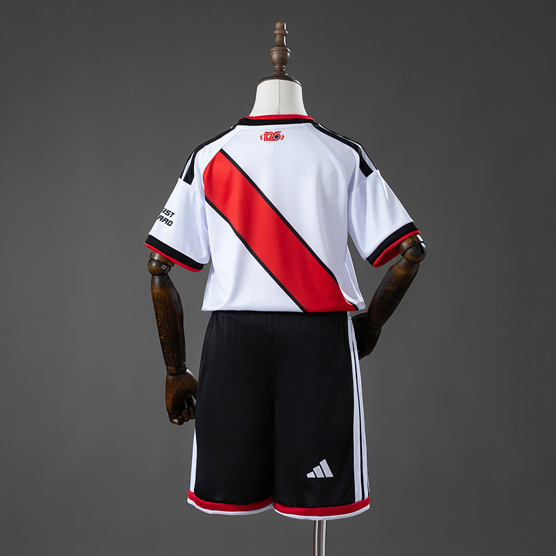 River Plate 26/27 Home Kids Kit Jersey Size：16-28 2