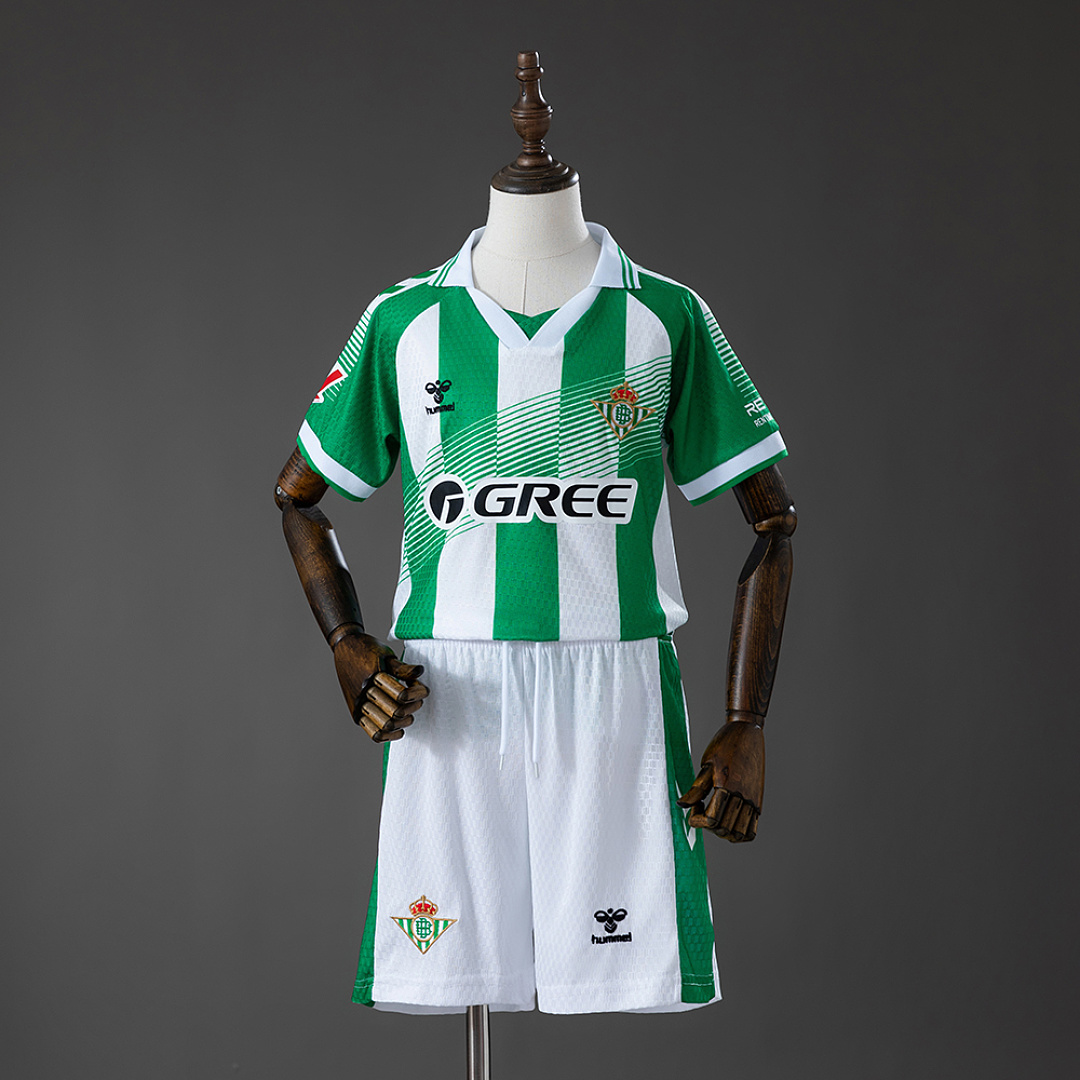 Real Betis 26/27 Home Kids Kit Jersey Size 16-28 3