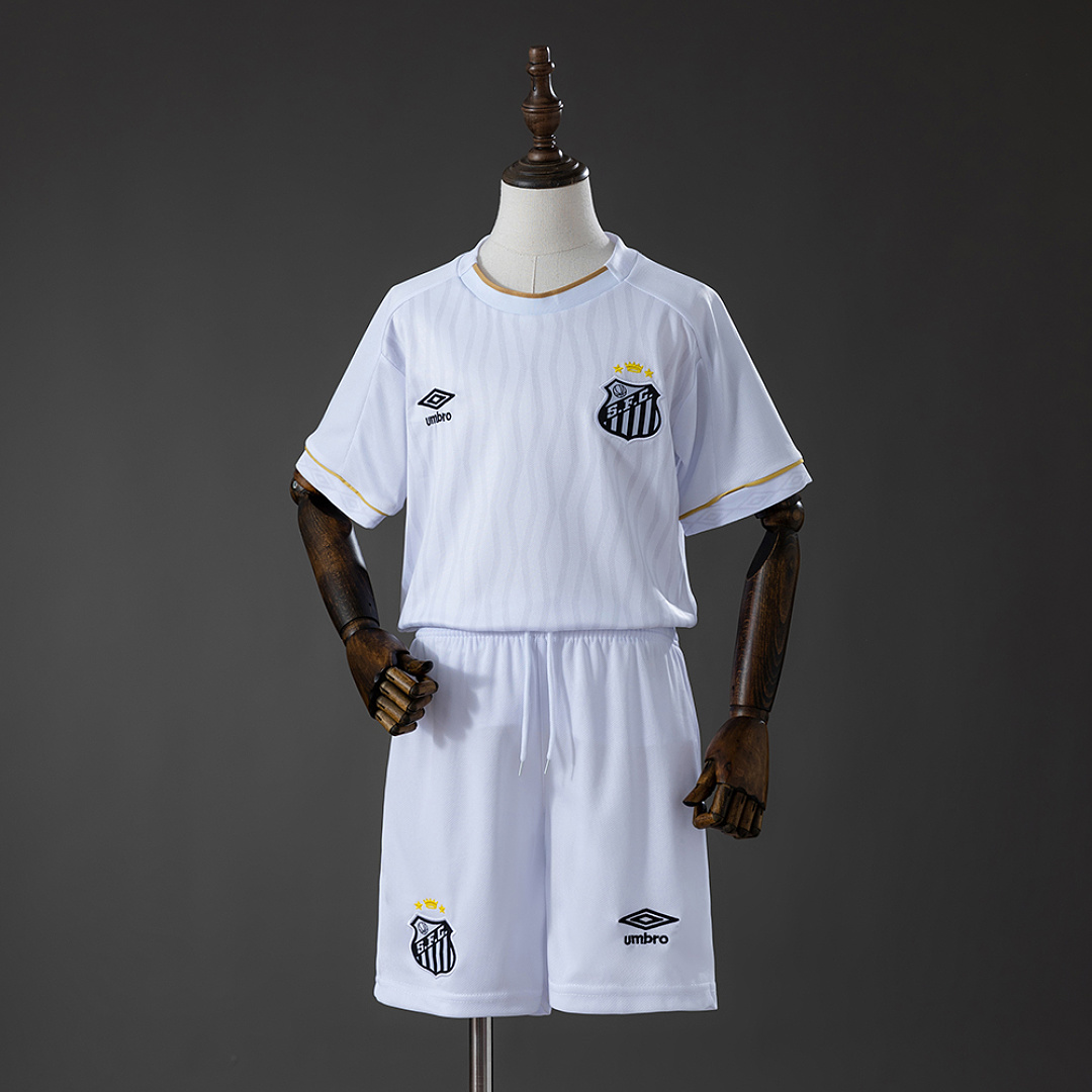 Santos 26/27 Home Kids Kit Jersey Size 16-28 3