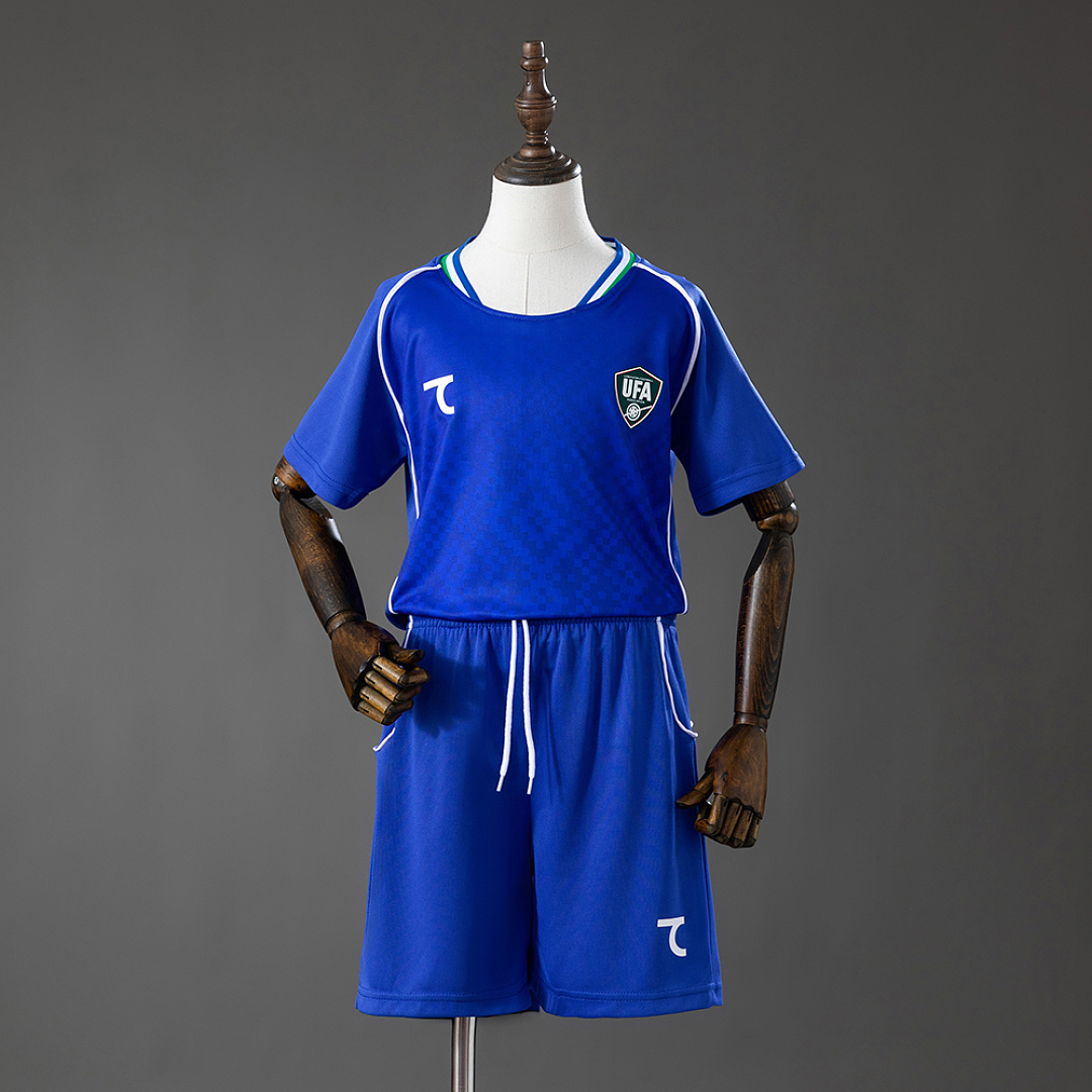 Uzbekistan 2026 Home Kids Kit Jersey Size 16-28 3