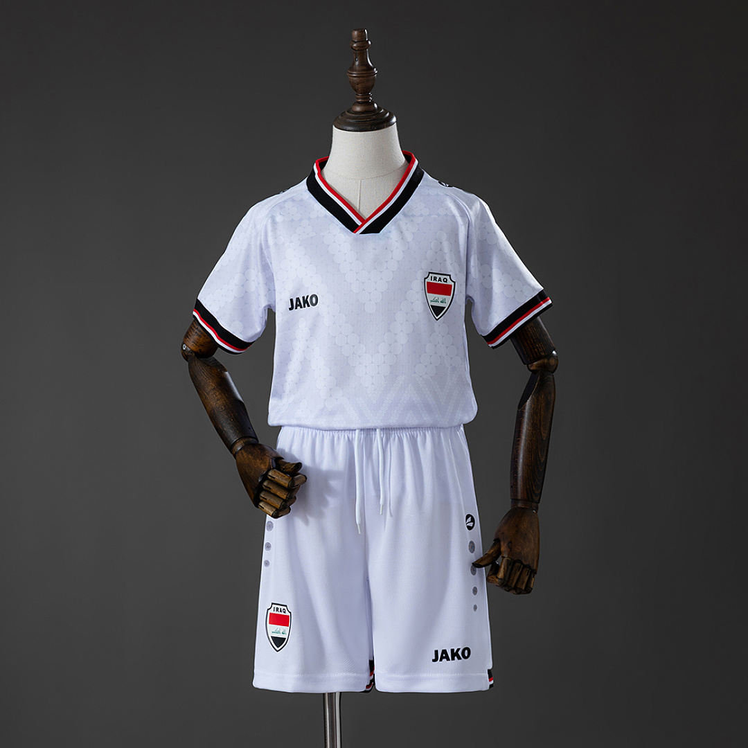 Iraq 2026 Home Kids Kit Jersey Size 16-28 3