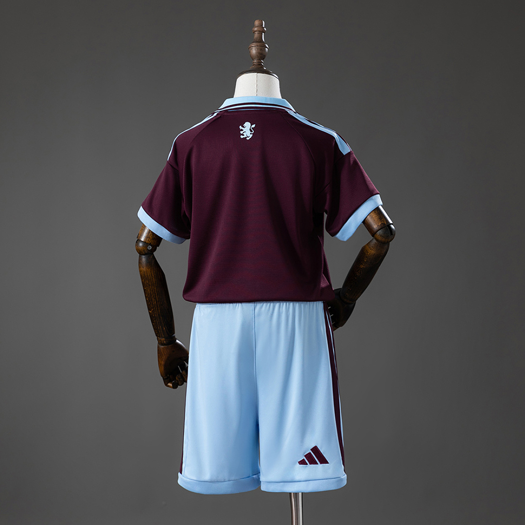 Aston Villa 26/27 Home Kids Kit Jersey Size 16-28 2