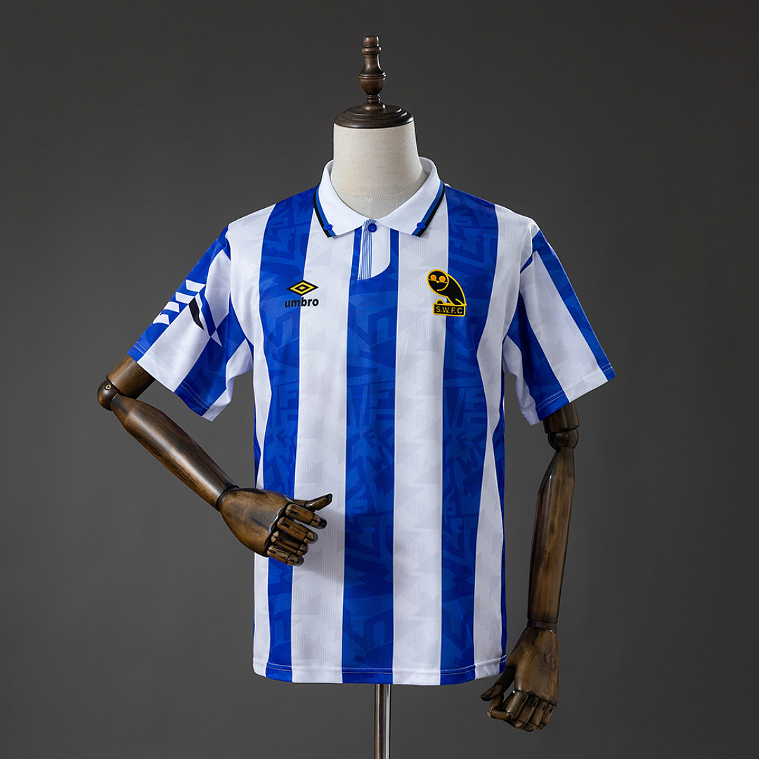 Sheffield Wednesday 1991 Home Retro Jersey S-4XL 3