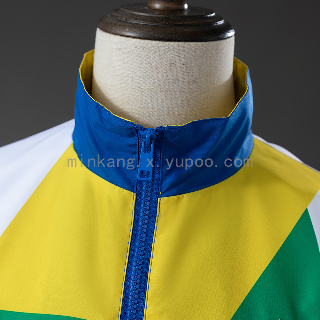 Brazil 92/94 Track Jacket Retro Windbreaker S-XXL 8