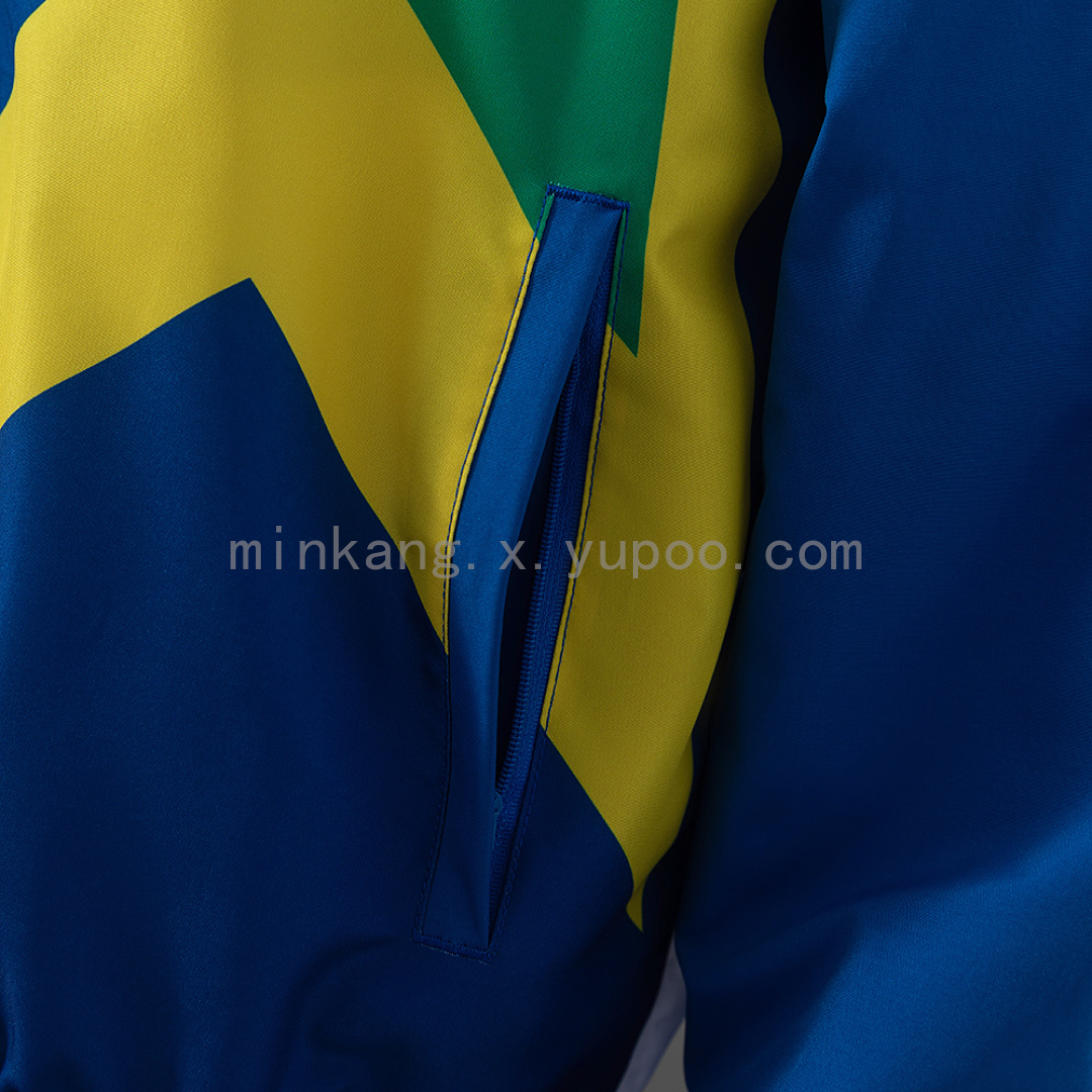 Brazil 92/94 Track Jacket Retro Windbreaker S-XXL 9