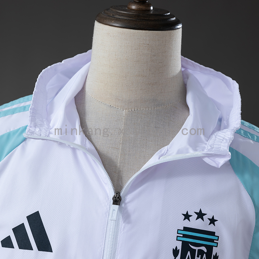 Argentina 2026 All Weather Jacket Windbreaker - White S-XXL 10