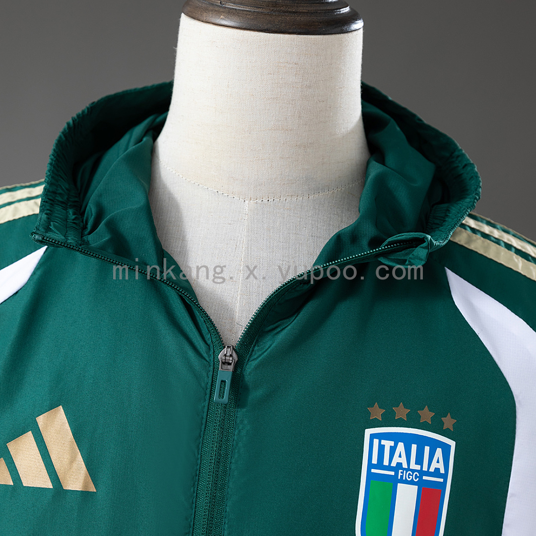 Italy 2026 All Weather Jacket Windbreaker - Green S-XXL 10