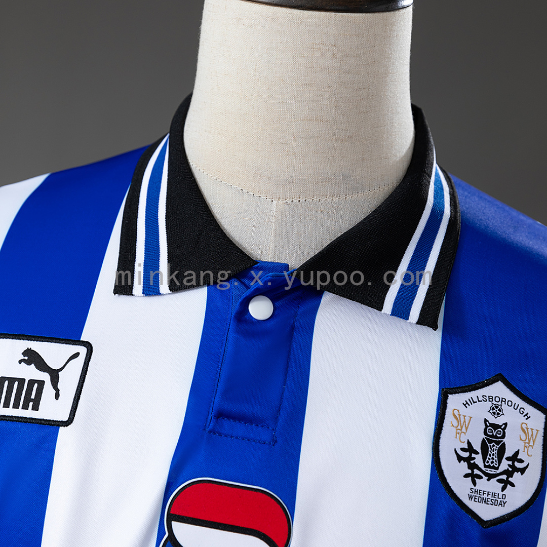 Sheffield Wednesday 1998 Home Retro Jersey S-XXL 9