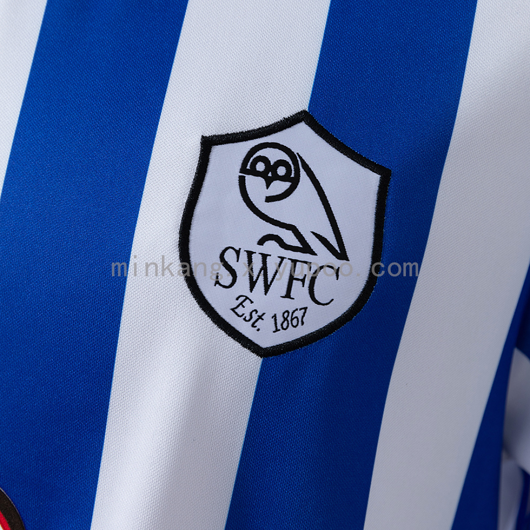 Sheffield Wednesday 2001 Home Game Retro Jersey S-4XL 6