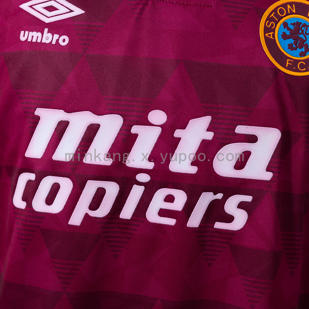 Aston Villa 1998 Home Stadium Retro Jersey S-XXL 6
