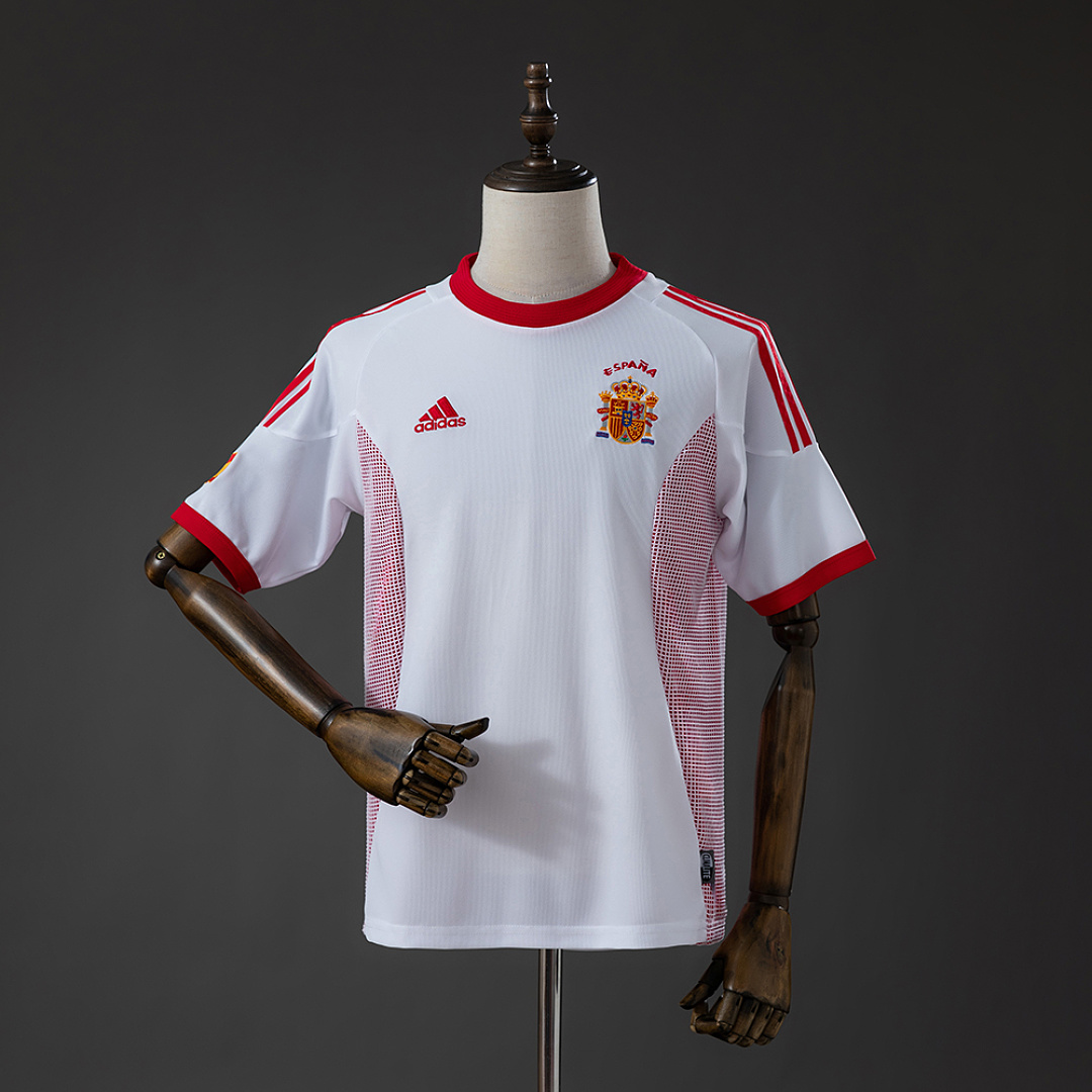 Spain 2002 Away Retro Jersey S-XXL 2