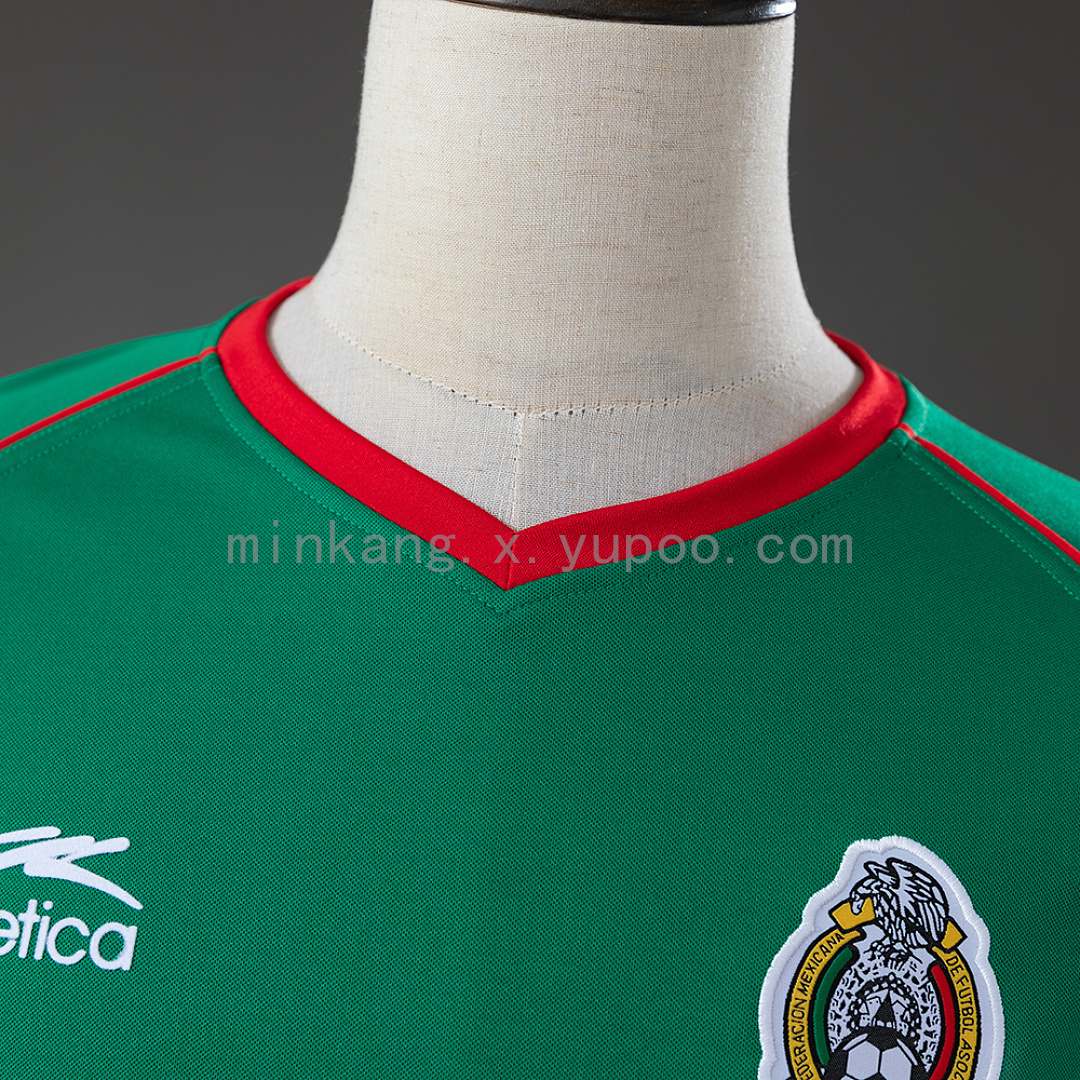 Mexico 2002 Home Retro Jersey S-XXL 5
