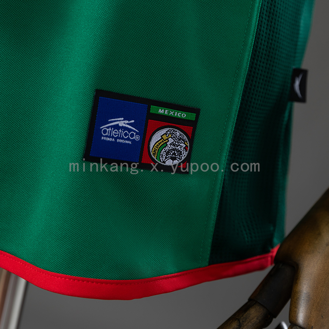 Mexico 2002 Home Retro Jersey S-XXL 6