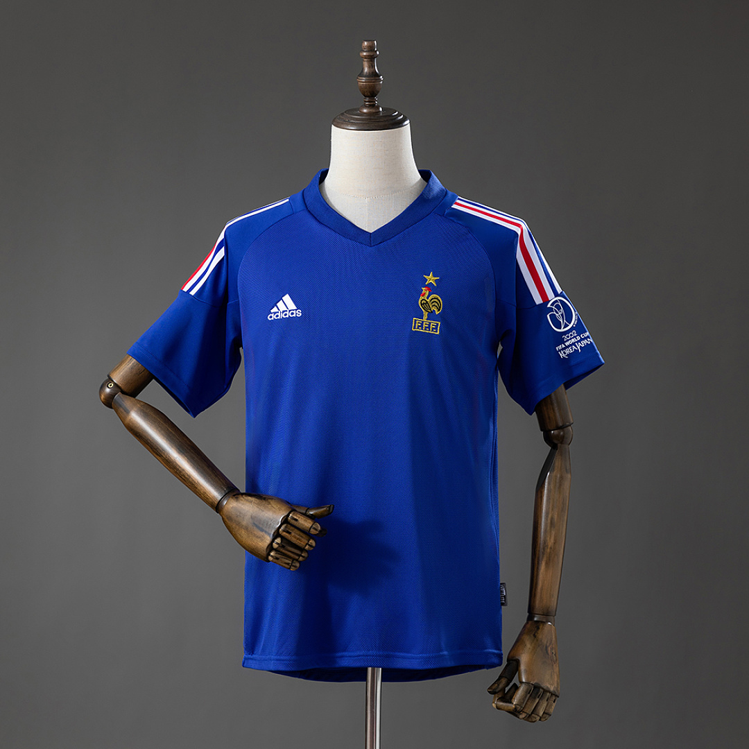 France 2002 Home Retro Jersey S-XXL 2