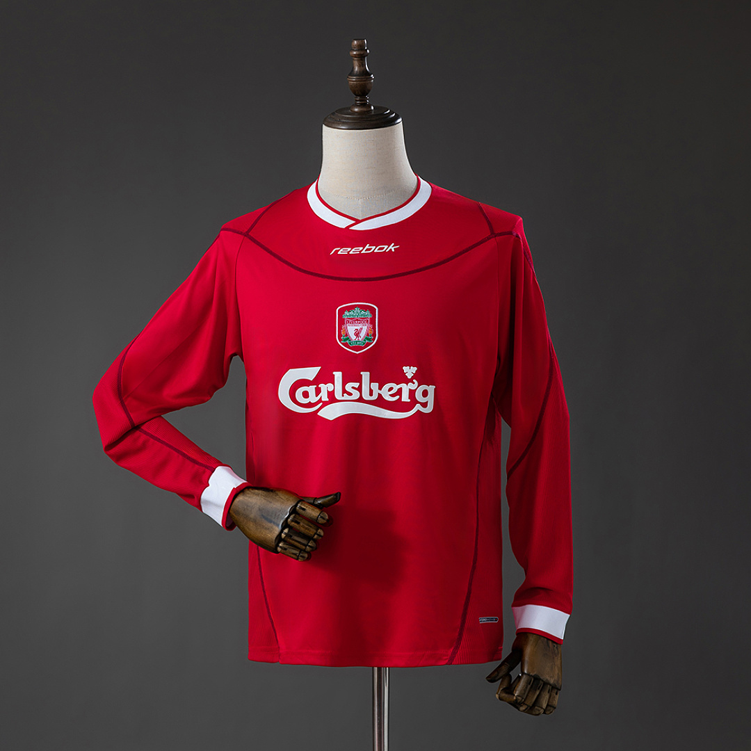 LFC 02/04 Home Long sleeves Retro Jersey S-XXL 2
