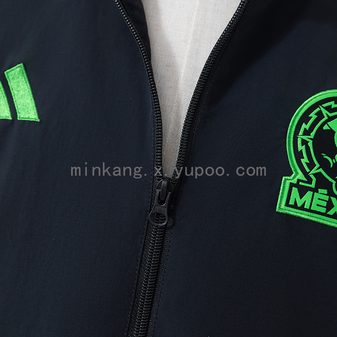 Mexico 2026 All Weather Jacket Windbreaker - Black S-XXL 7