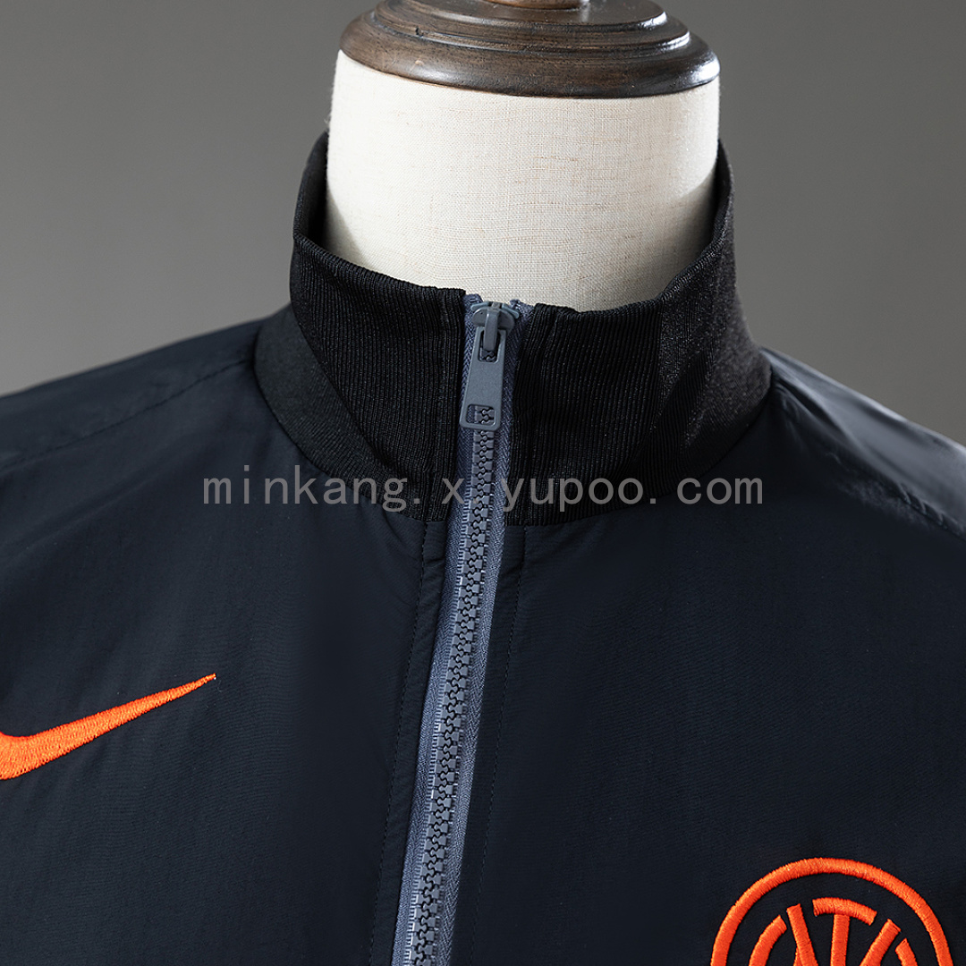 Inter Milan 25/26 Third Windbreaker Black S-XXL 7