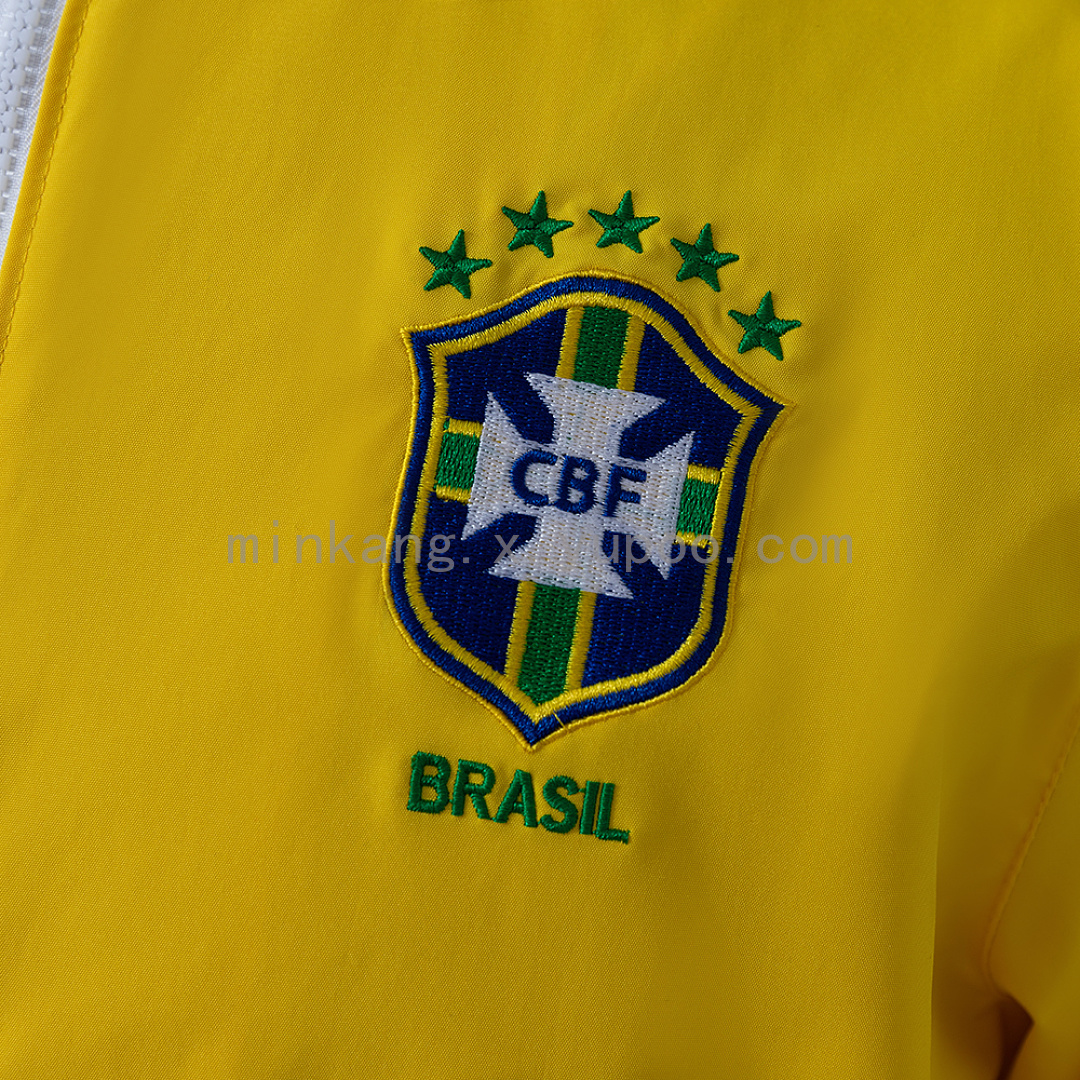 Brazil Sportswear Jacket Coat Windbreaker S-XXL 6