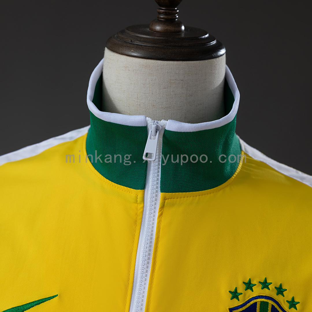 Brazil Sportswear Jacket Coat Windbreaker S-XXL 7