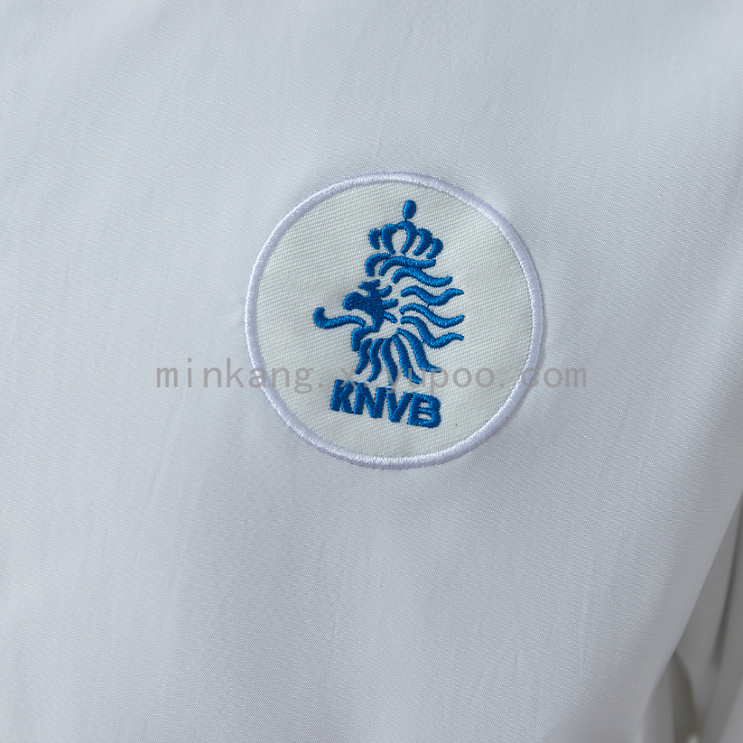 Netherlands 10/11 Retro Windbreaker White S-XXL 6