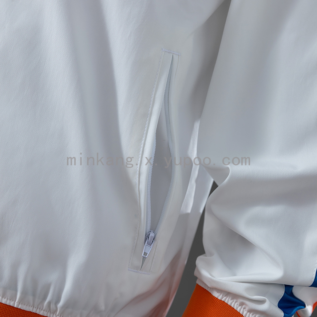 Netherlands 10/11 Retro Windbreaker White S-XXL 8