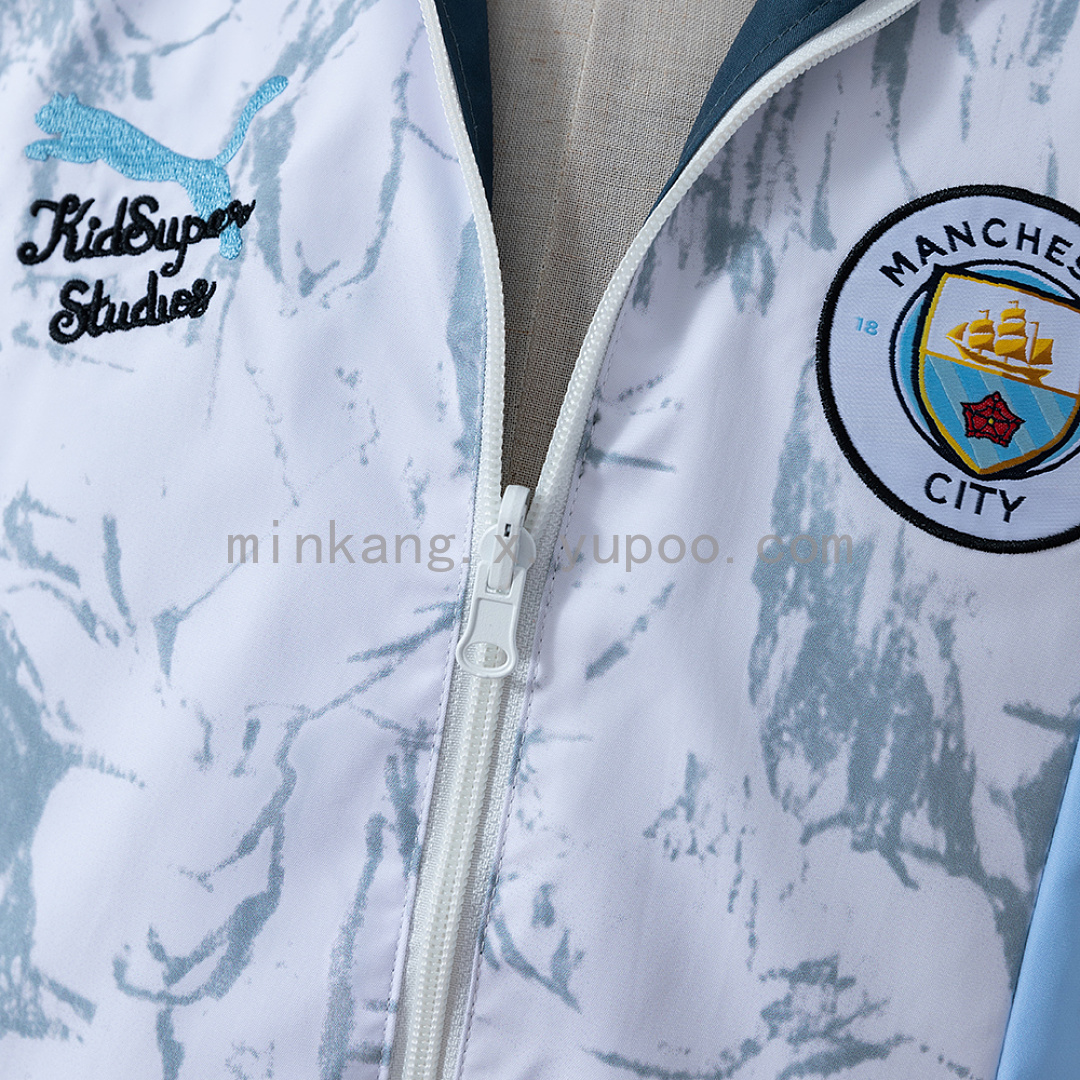 Manchester City x Kidsuper 2026 Reversible Anthem All Weather Jacket Windbreaker S-3XL 14